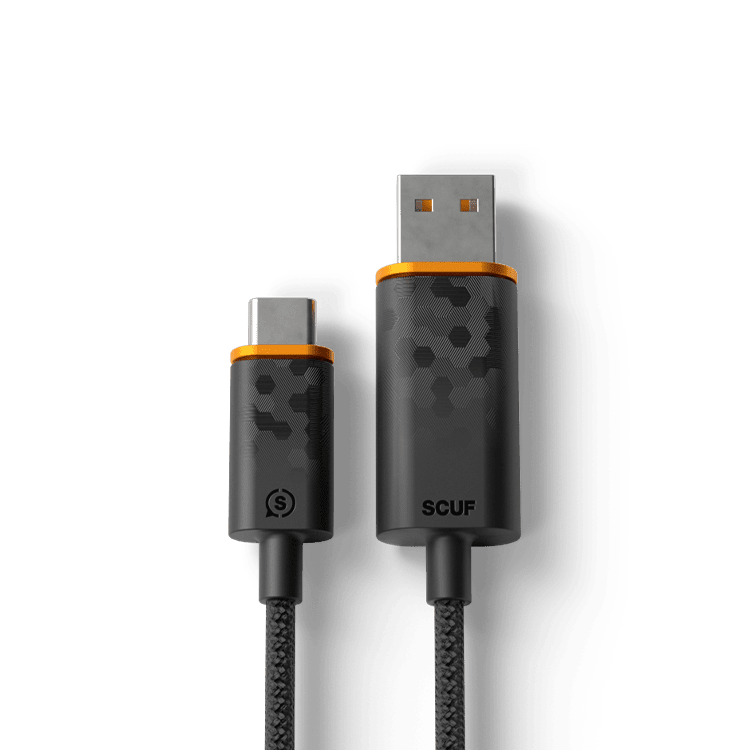 USB-C Cable for Xbox Series X|S & PS5 6ft/2m - Black