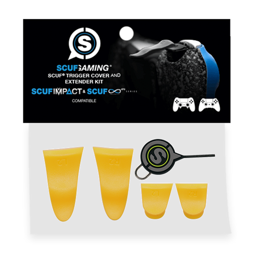 SCUF Trigger Cover & Extender Kit - Yellow