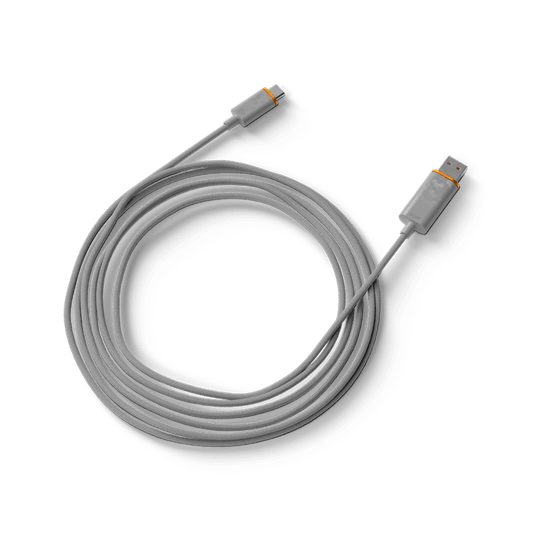 USB-C Cable for Xbox Series X|S & PS5 10ft/3.6m - Light Gray