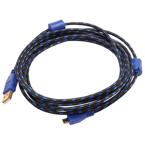 10 Ft Charging Cable for X1 & PS4 Blue