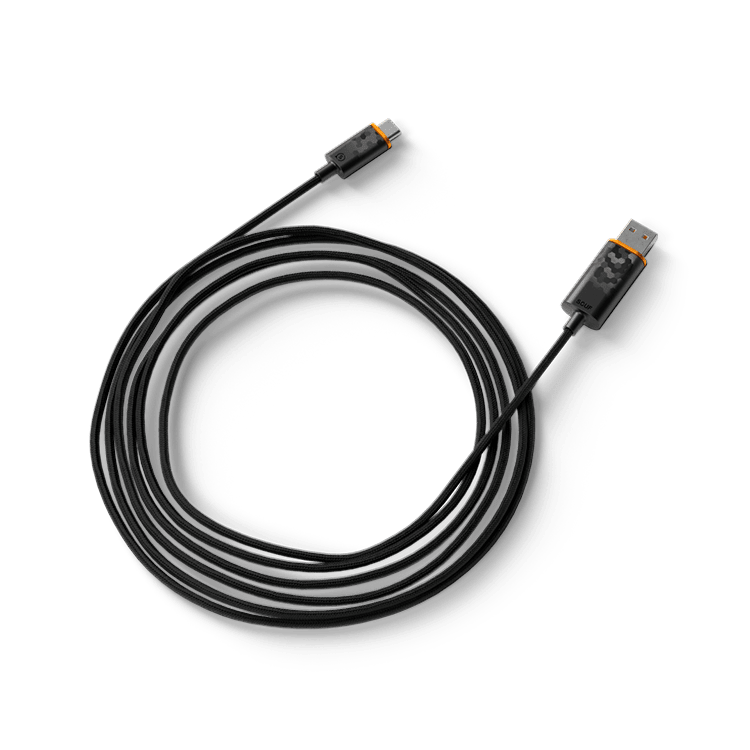 USB-C Cable for Xbox Series X|S & PS5 6ft/2m - Black