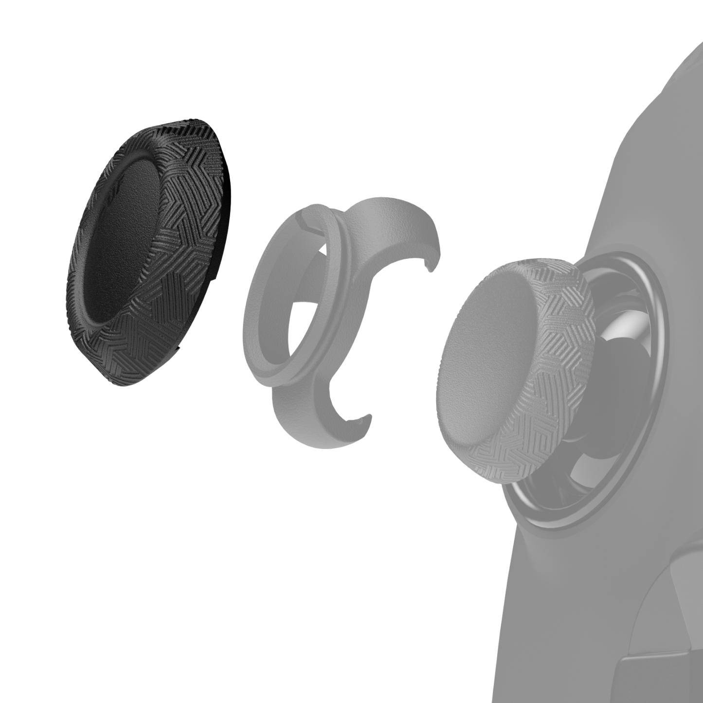 Thumbstick Grips - Pulse 4 Pack Black