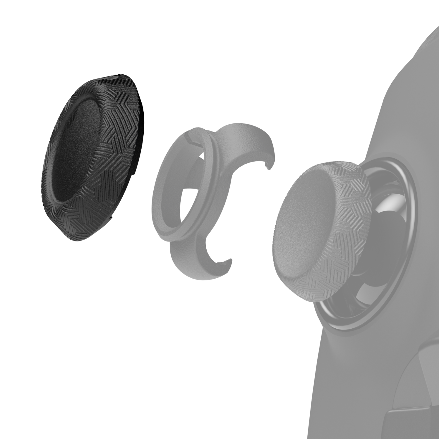 Thumbstick Grips - Pulse 4 Pack Black
