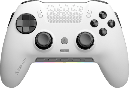 SCUF ENVISION Wireless Gaming Controller for PC - White/Black (Revival Series)