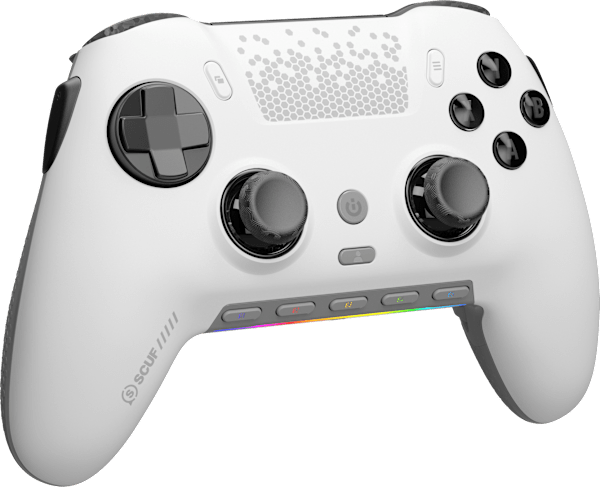 SCUF ENVISION Wireless Gaming Controller for PC - White/Black (Revival Series)