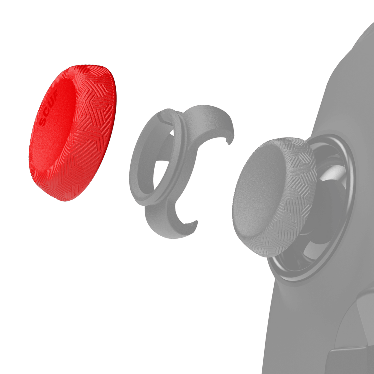 Universal Thumbstick Grips - Tactic 4 Pack Red