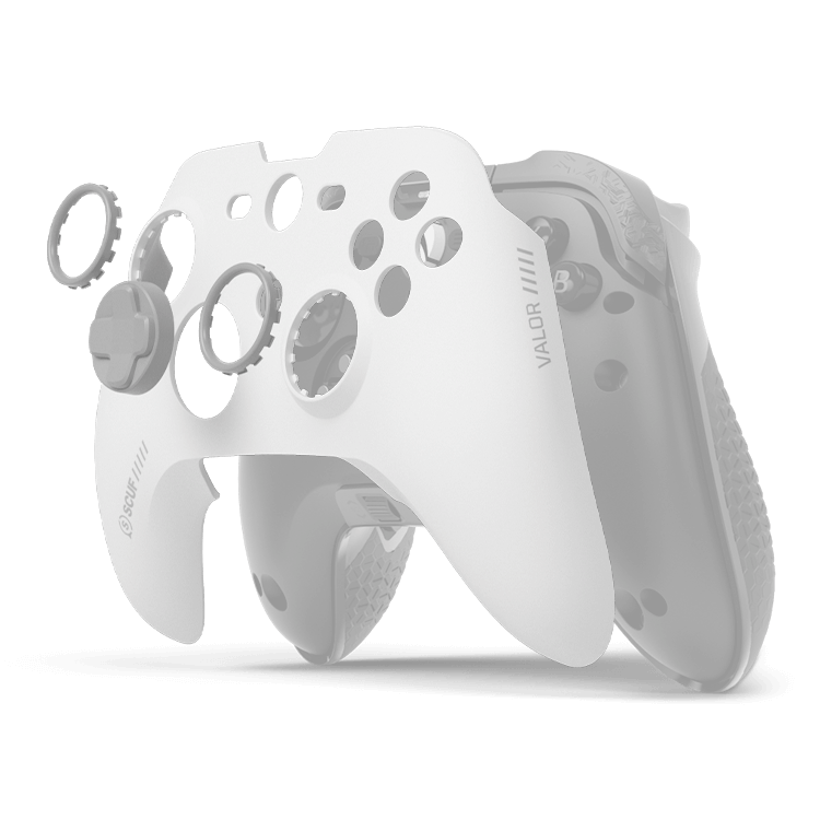 SCUF Valor Pro Faceplate Kit - White