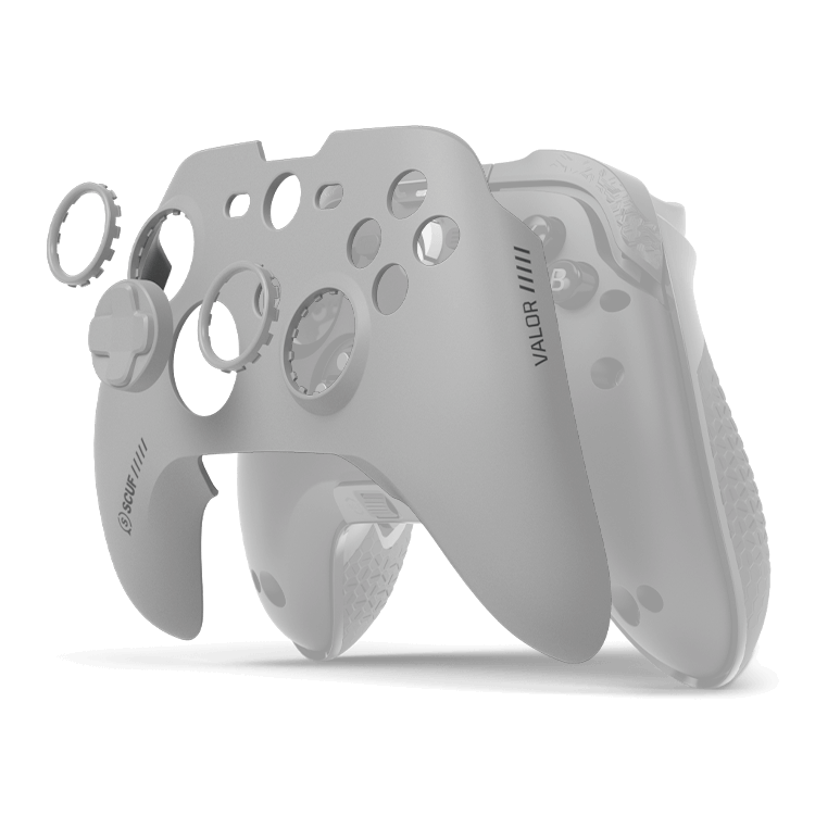 SCUF Valor Pro Faceplate Kit - Light Gray