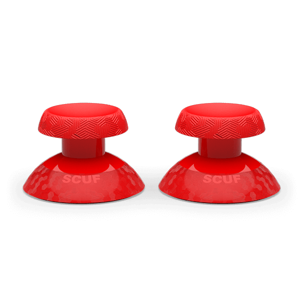 SCUF Valor Thumbstick 2 Pack Concave Short - Red