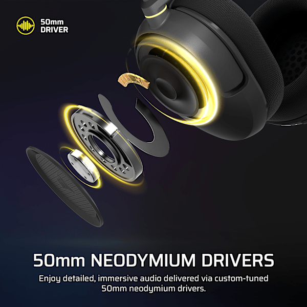 HS35 v3 Wireless Gaming Headset - Carbon