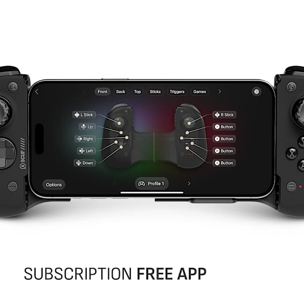 SCUF NOMAD Wireless Mobile Gaming Controller – Black (Revival Series)