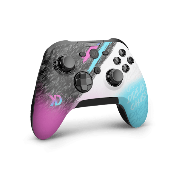 SCUF Nemesis Pro 8K PC Wireless Controller Dekii, angled front view with mechanical ABXY buttons and TMR thumbsticks